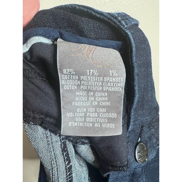 Seven 7 Slim Boot Slimming Silhouette System Dark Wash Denim Women's 24W - Picture 8 of 11